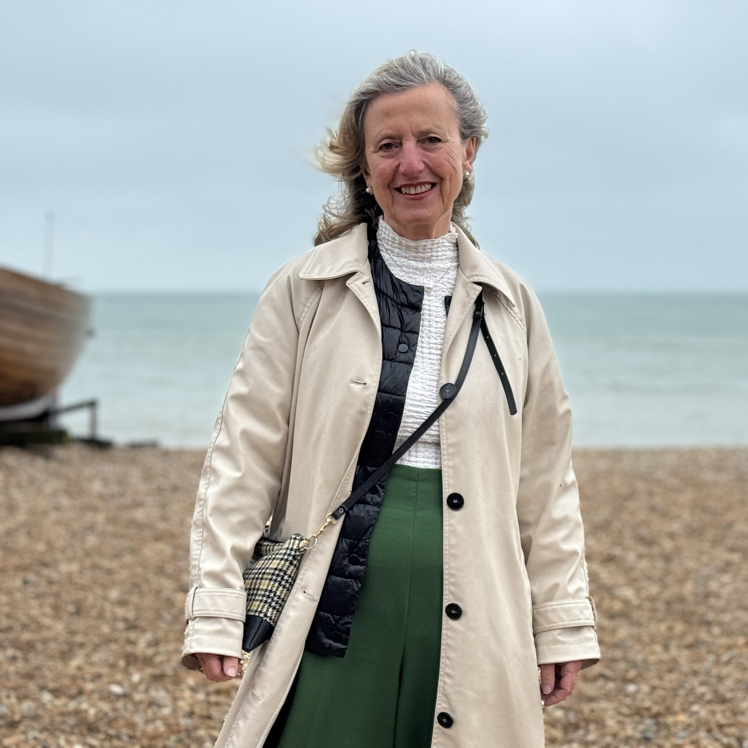 Natalie cameron ward on the beach in Deal